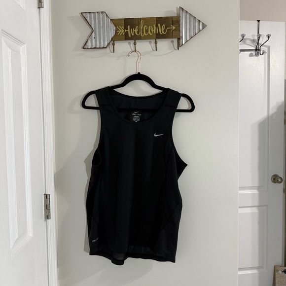 Nike Tops - Nike Dri-FIT Black Performance Top Size Large
